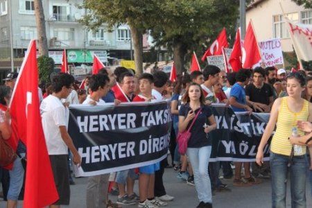 Silifke'de 'Gezi Parkı' eylemi