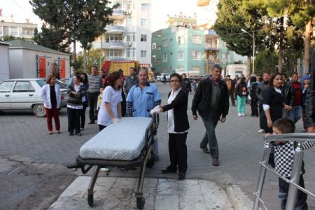 Silifke’de yangın tatbikatı gerçeğini aratmadı