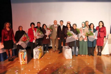 Silifkeli kadın çiftçiler yarıştı