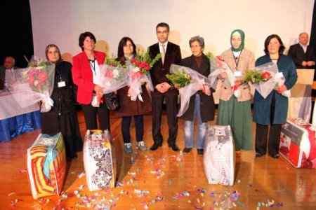 Silifkeli kadın çiftçiler yarıştı