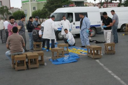 Silivri Otogarı'nda Terör Operasyonunda Ele Geçirilen Malzemeler