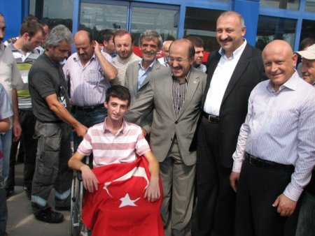 Silvan'da Gazi Olan Özdemir, Memleketine Geldi