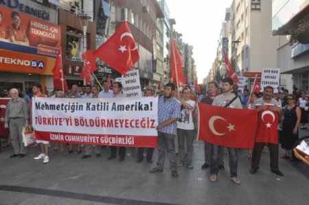 Silvan'daki Hain Saldırı İzmir'de Protesto Edildi