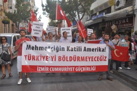 Silvan'daki Hain Saldırı İzmir'de Protesto Edildi