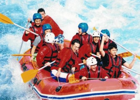 Sınav Stresini Raftingle Attılar