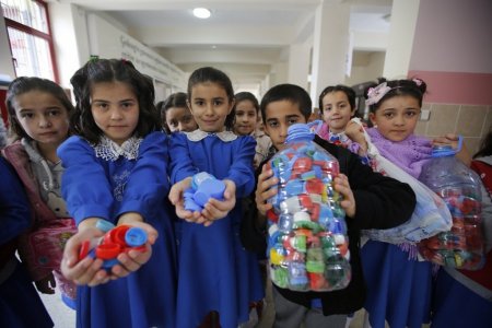 Sincan Belediyesi'nin geri dönüşüm seferberliği okullara yayılıyor