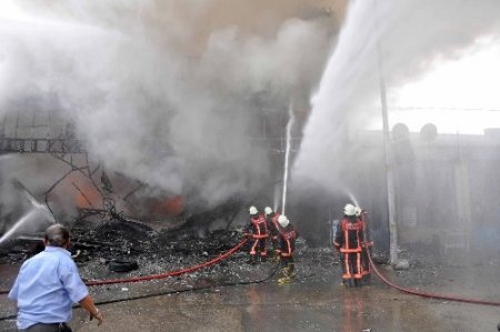 Sincan Organize Sanayi Bölgesi'nde yangın