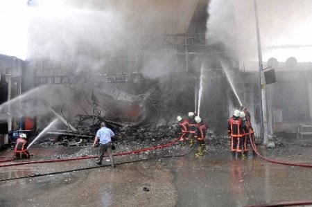 Sincan Organize Sanayi Bölgesi'nde yangın