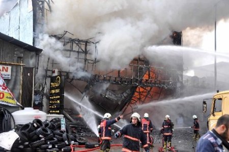 Sincan Organize Sanayi Bölgesi'nde yangın