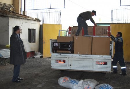 Sındırgı Belediyesi 400 adet soba dağıttı
