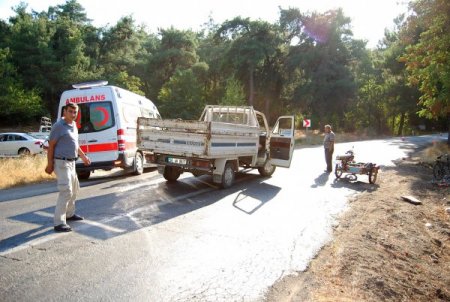 Sındırgı'da trafik kazası: 1 yaralı