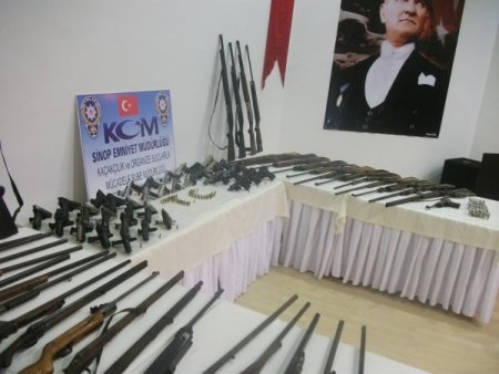 Sinop'ta Kaçak Silah Operasyonu: 6 Gözaltı