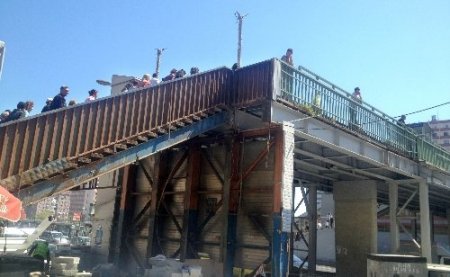 Şirinevler’de üst geçit çilesi sona erecek