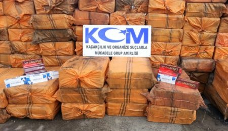 Şırnak’ta 195 bin paket kaçak sigara ele geçirildi
