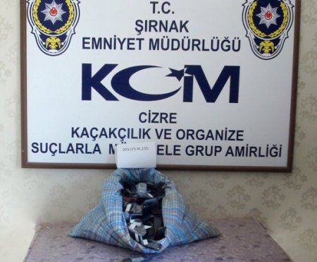 Şırnak’ta 195 bin paket kaçak sigara ele geçirildi