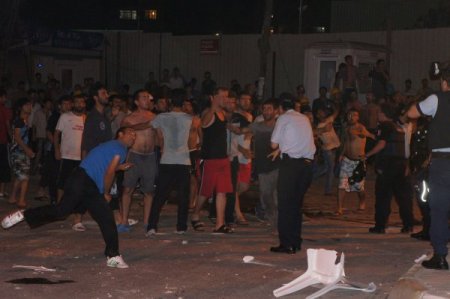 Şişli’de Şantiye İşçileri İle Mahalleli Arasında Gerginlik