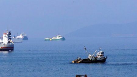 Sismik arama gemisi Tuzla açıklarında