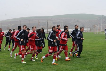 Sivasspor, Kayserispor maçının hazırlıklarını sürdürdü