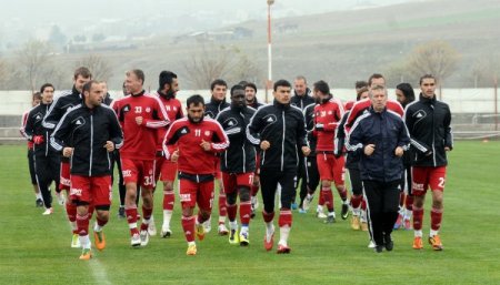 Sivasspor, Kayserispor maçının hazırlıklarını sürdürdü