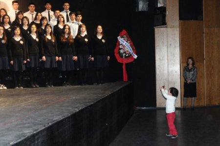 Sivas’ta 10 Kasım töreni yağmur altında yapıldı