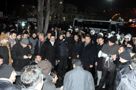Sivas’ta işçilerden maaş eylemi