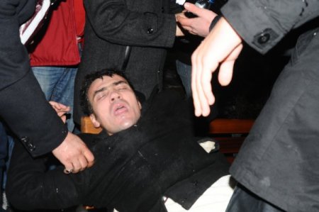Sivas’ta işçilerden maaş eylemi