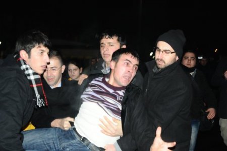 Sivas’ta işçilerden maaş eylemi