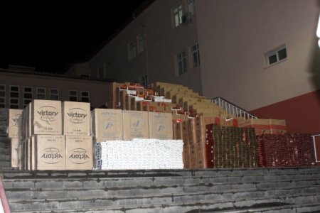 Sivas’ta kaçak sigara operasyonu