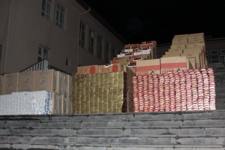 Sivas’ta kaçak sigara operasyonu