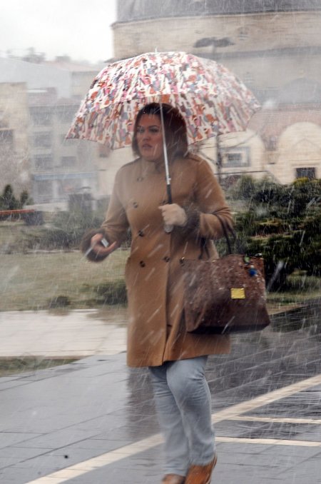 Sivas’ta kış geri geldi