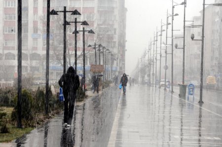 Sivas’ta kış geri geldi