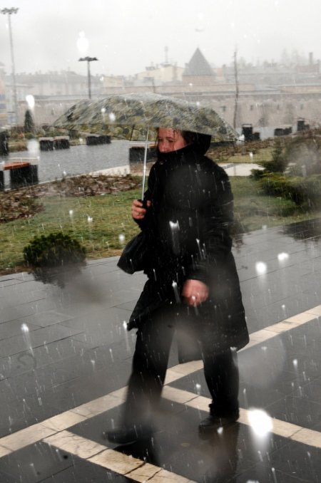 Sivas’ta kış geri geldi