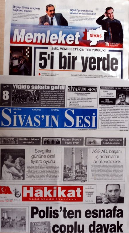 Sivas’ta yerel gazeteler birleşti