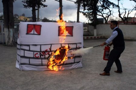 Sivil savunma tatbikatı başarıyla tamamlandı