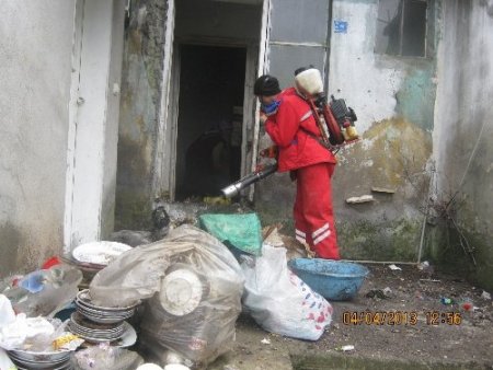 Şizofreni hastasının çöp evini belediye ekipleri temizledi