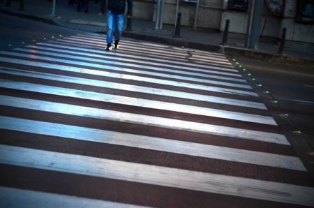 Sofya’da yaya geçidi ışıklandırıldı (Özel)