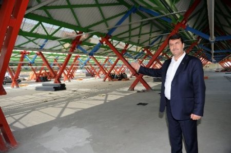 Soğanlı'ya inşa edilen modern pazar alanı haziranda faaaliyette