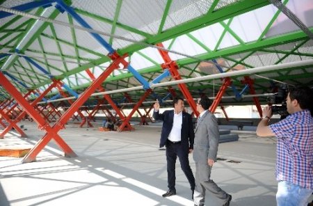 Soğanlı'ya inşa edilen modern pazar alanı haziranda faaaliyette