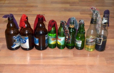 Sokak eylemcilerine operasyonda 80 molotof bombası ele geçirildi