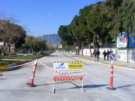 Söke'de Doğalgaz Ana Hat Döşeme Çalışmaları Başladı