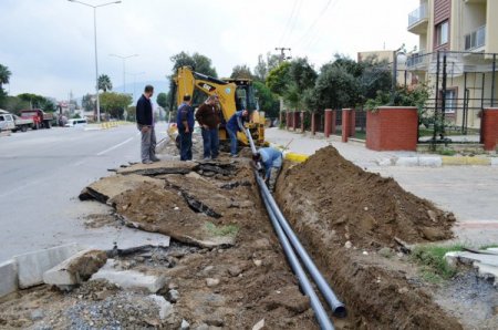 Söke'de peyzaj çalışmaları hız kazandı