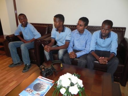 Somalili öğrenciler Başkan Posbıyık’ı ziyaret etti