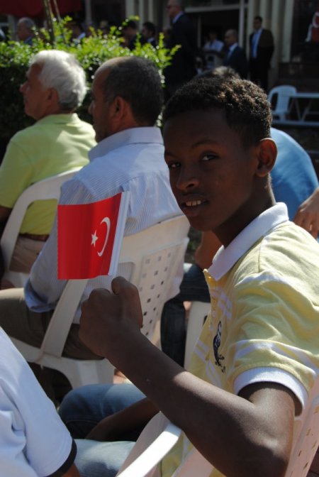 Somalili öğrencinin bayram tebriği Kaymakam Bulgurlu'yu duygulandırdı