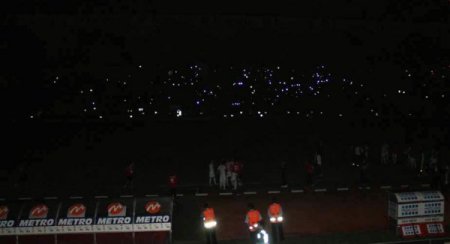 Sönen ışıklar, Samsunspor-Denizlispor maçını erteletti