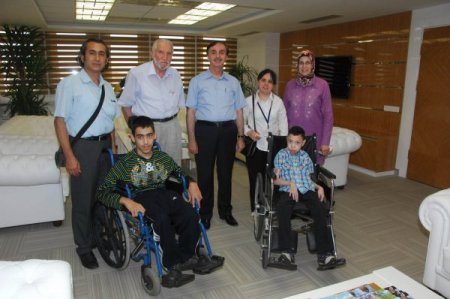 Spastik Özürlüler Derneğinden Başkan Keskin'e Ziyaret