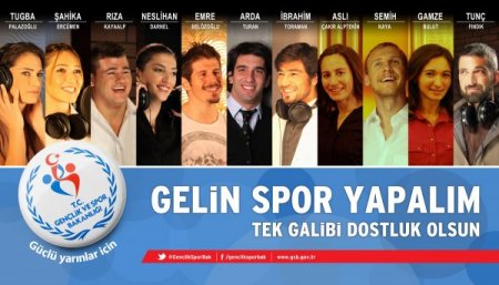 Sporun yıldızlarından şiddete karşı özel şarkı