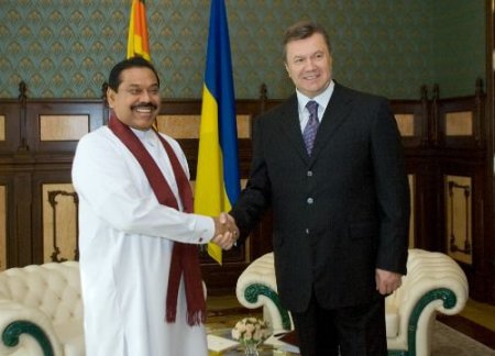 Sri Lanka Cumhurbaşkanı Mahinda Rajapaksa, Ukrayna'da Temaslarda Bulundu