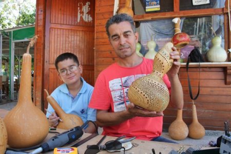 Su kabakları hem süs hem geçim kaynağı oldu