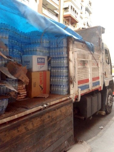 Su kamyonunda kaçak sigara ele geçirildi