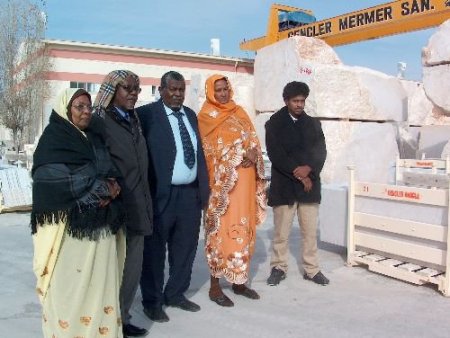 Sudanlı Heyet İscehisar'da Mermercilere Yatırım Çağrısı Yaptı